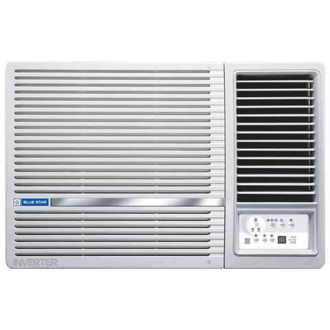 Blue Star L Series 1.5 Ton 5 Star Inverter Window AC (2024 Model, Copper Condenser, Dust Filter, WID518L)