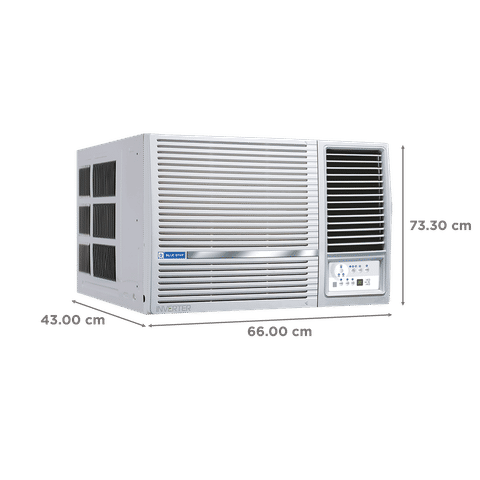 Blue Star L Series 1.5 Ton 5 Star Inverter Window AC (2024 Model, Copper Condenser, Dust Filter, WID518L)