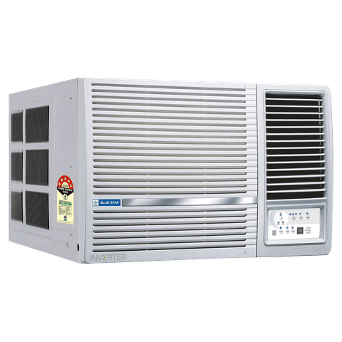 Blue Star L Series 1.5 Ton 5 Star Inverter Window AC (2024 Model, Copper Condenser, Dust Filter, WID518L)