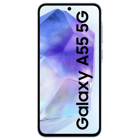 SAMSUNG Galaxy A55 5G (8GB RAM, 128GB, Awesome Iceblue)