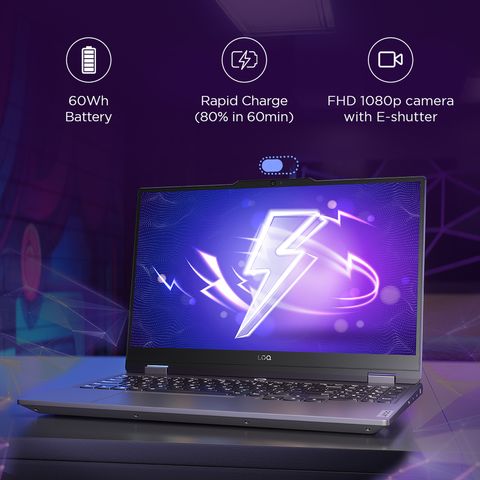 Lenovo LOQ 15IAX9 Intel Core i5 12th Gen Gaming Laptop (12GB, 512GB SSD, Windows 11 Home, 4GB Graphics, 15.6 inch 144 Hz Full HD IPS Display, NVIDIA GeForce RTX 2050, MS Office 365, Luna Grey, 2.38 KG)