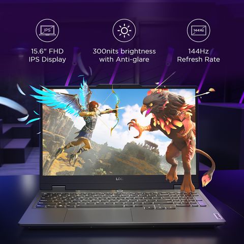 Lenovo LOQ 15IAX9 Intel Core i5 12th Gen Gaming Laptop (12GB, 512GB SSD, Windows 11 Home, 4GB Graphics, 15.6 inch 144 Hz Full HD IPS Display, NVIDIA GeForce RTX 2050, MS Office 365, Luna Grey, 2.38 KG)