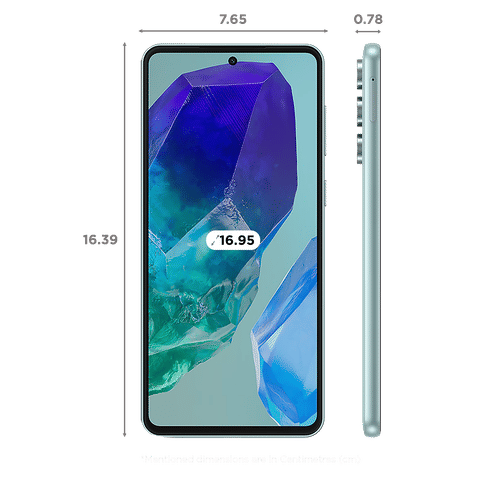 SAMSUNG Galaxy M55 5G (12GB RAM, 256GB, Light Green)