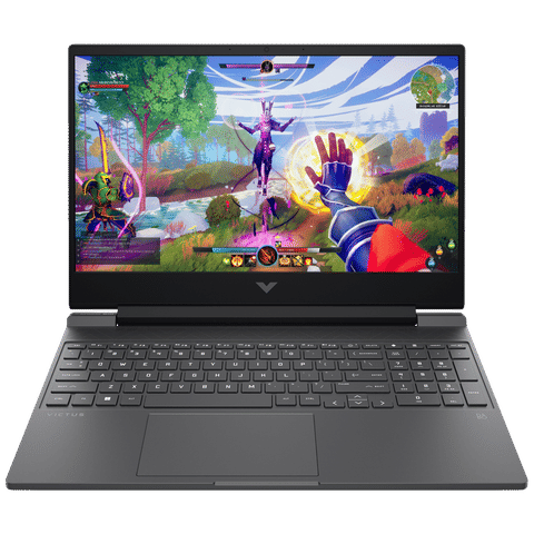 HP Victus Intel Core i7 13th Gen Gaming Laptop (16GB, 512GB SSD, Windows 11 Home, 8GB Graphics, 15.6 inch 144 Hz Full HD IPS Display, NVIDIA GeForce RTX 4060, MS Office 2021, Mica Silver, 2.29 KG)