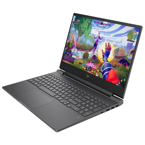 HP Victus Intel Core i7 13th Gen Gaming Laptop (16GB, 512GB SSD, Windows 11 Home, 8GB Graphics, 15.6 inch 144 Hz Full HD IPS Display, NVIDIA GeForce RTX 4060, MS Office 2021, Mica Silver, 2.29 KG)