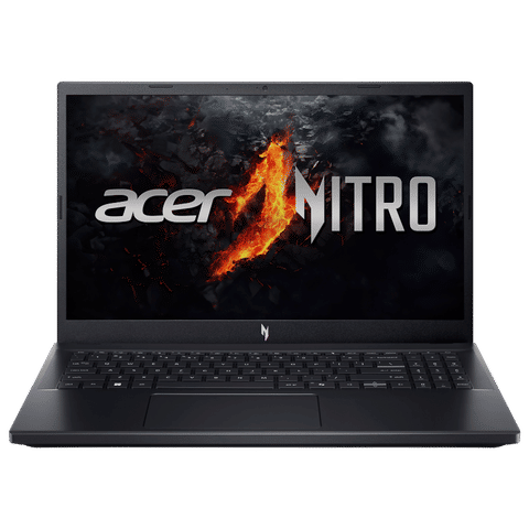 acer ANV15-41-R2VD AMD Ryzen 5 Gaming Laptop (8GB, 512GB, Windows 11, 6GB Graphics, 15.6 inch 144 Hz Full HD IPS LED Backlit Display, NVIDIA GeForce RTX 3050, MS Office 2021, Obsidian Black, 2.10 Kg)