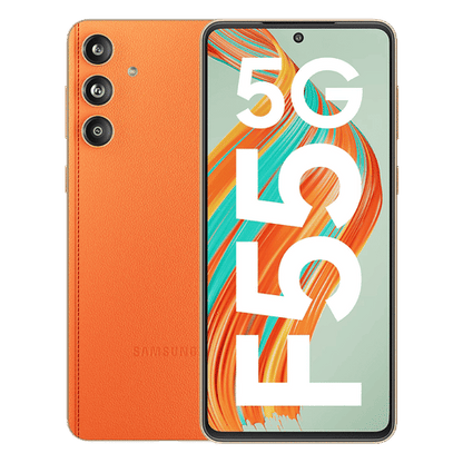 SAMSUNG Galaxy F55 5G (8GB RAM, 256GB, Apricot Crush)