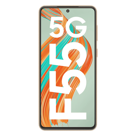 SAMSUNG Galaxy F55 5G (8GB RAM, 256GB, Apricot Crush)