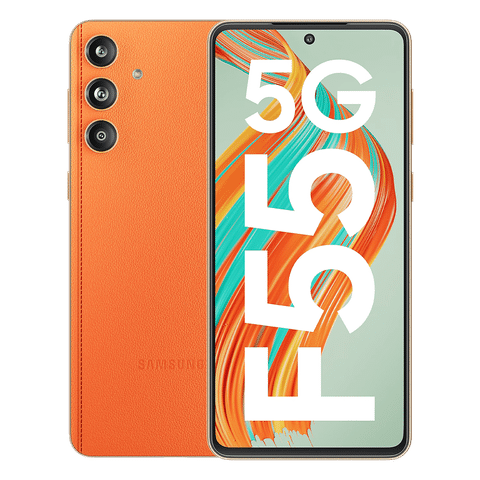 SAMSUNG Galaxy F55 5G (12GB RAM, 256GB, Apricot Crush)