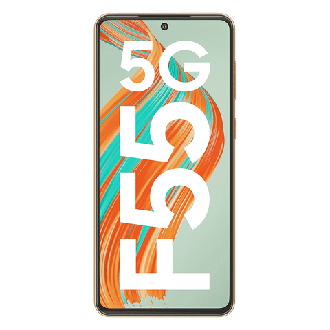 SAMSUNG Galaxy F55 5G (12GB RAM, 256GB, Apricot Crush)