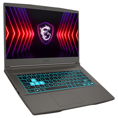 MSI Thin 15 Intel Core i7 13th Gen Gaming Laptop (16GB, 512GB SSD, Windows 11 Home, 4GB Graphics, 15.6 inch 144 Hz FHD Display, NVIDIA GeForce RTX 3050, MS Office 2021, Cosmos Gray, 1.86 KG)