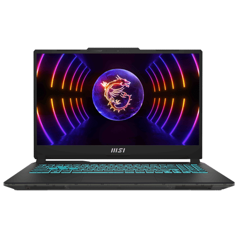 MSI Cyborg 15 Intel Core i7 13th Gen Gaming Laptop (16GB, 512GB SSD, Windows 11 Home, 8GB Graphics, 15.6 inch 144 Hz FHD Display, NVIDIA GeForce RTX 4060, MS Office 2021, Translucent Black, 1.98 KG)