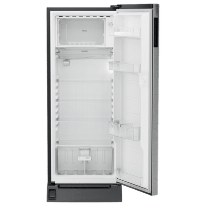 LIEBHERR Plus 222 Litres 3 Star Direct Cool Single Door Refrigerator with Antibacterial Gasket (DFPsiC 2221, Silver Steel)