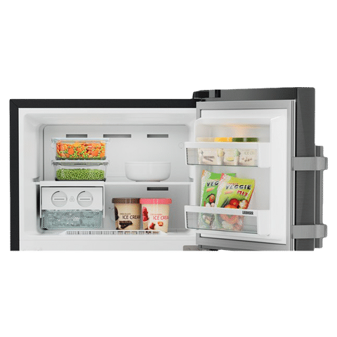 LIEBHERR Pure 245 Litres 2 Star Frost Free Double Door Refrigerator with Antibacterial Gasket (TCLbsB 2411, Black Steel)