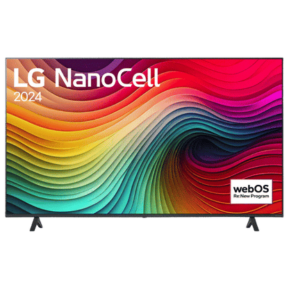 LG NANO80 Nano Cell 139.7 cm (55 inch) 4K Ultra HD LED WebOS TV with AI Customization (2024 model)