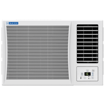 Blue Star P Series 1.5 Ton 3 Star Fixed Speed Window AC (2024 Model, Copper Condenser, WFD318P)