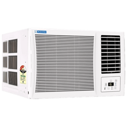 Blue Star P Series 1.5 Ton 3 Star Fixed Speed Window AC (2024 Model, Copper Condenser, WFD318P)