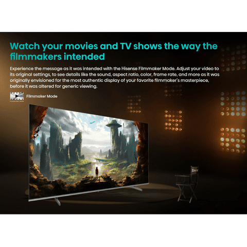 Hisense Q6N 108 cm (43 inch) QLED 4K Ultra HD Google TV with Dolby Vision and Dolby Atmos (2024 model)