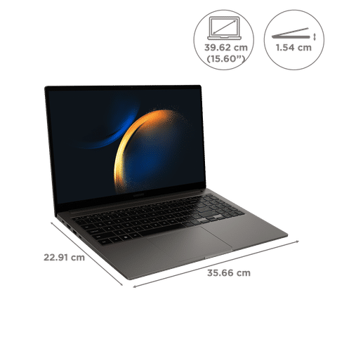 SAMSUNG Galaxy Book4 Intel Core 5 Thin & Light Laptop (16GB, 512GB SSD, Windows 11 Home, 15.6 inch Full HD LED Display, MS Office 2021, Gray, 1.55 KG)