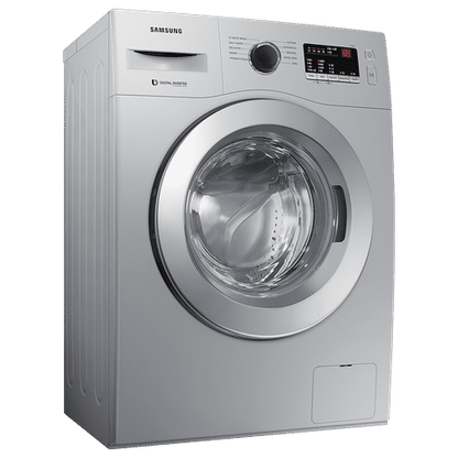 SAMSUNG 7 kg 5 Star Fully Automatic Front Load Washing Machine (WW70R20GLSS/TL, DIT Motor, Silver)