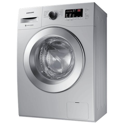 SAMSUNG 7 kg 5 Star Fully Automatic Front Load Washing Machine (WW70R20GLSS/TL, DIT Motor, Silver)