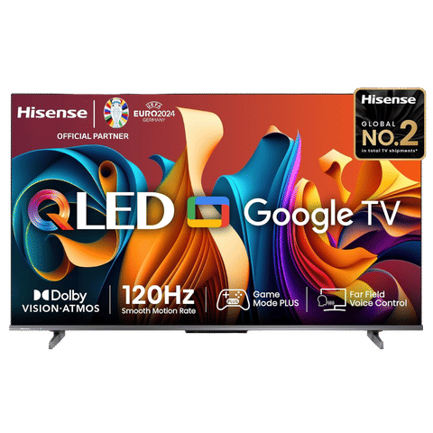 Hisense Q6N 127 cm (50 inch) QLED 4K Ultra HD Google TV with Dolby Vision and Dolby Atmos (2024 model)