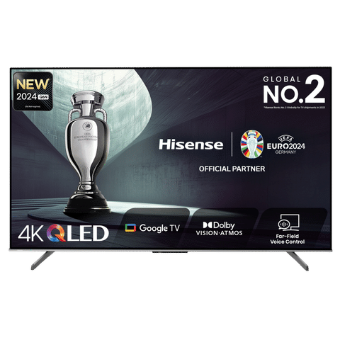 Hisense Q6N 139 cm (55 inch) QLED 4K Ultra HD Google TV with Dolby Vision and Dolby Atmos (2024 model)