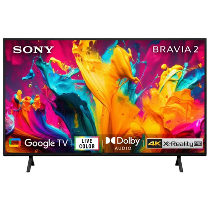 SONY Bravia 2 109 cm (43 inch) 4K Ultra HD LED Google TV with Live Colour Technology (2024 model)