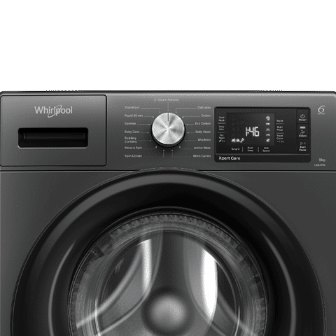 Whirlpool 9 kg 5 Star Inverter Fully Automatic Front Load Washing Machine (XPERT CARE OZONE, XO9012BYV53E, In-built Heater, Volcano Grey)