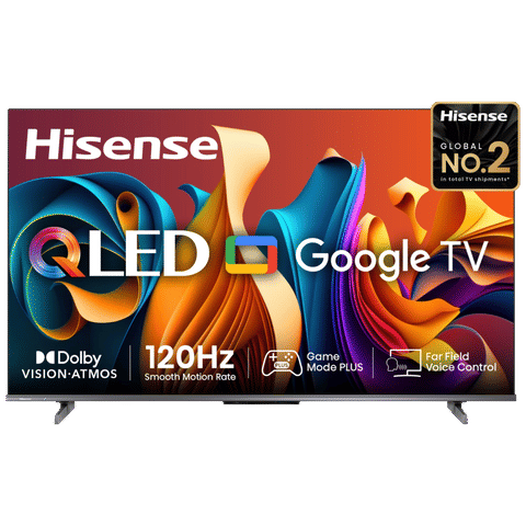 Hisense Q6N 165 cm (65 inch) QLED 4K Ultra HD Google TV with Dolby Vision and Dolby Atmos (2024 model)