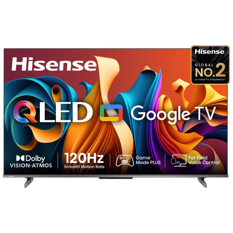 Hisense Q6N 189 cm (75 inch) QLED 4K Ultra HD Google TV with Dolby Vision and Dolby Atmos (2024 model)