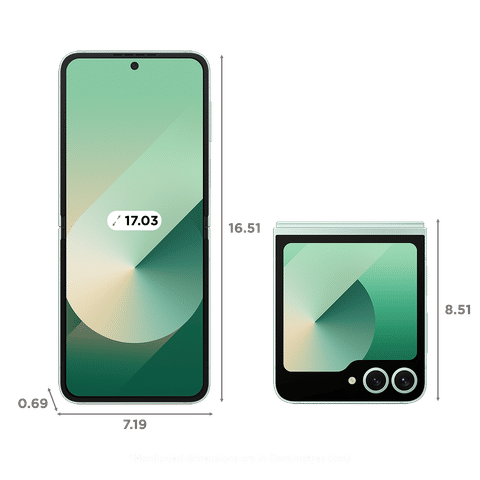 SAMSUNG Galaxy Z Flip6 5G (12GB RAM, 256GB, Mint)