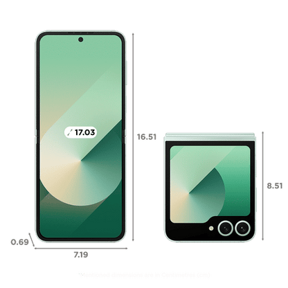 SAMSUNG Galaxy Z Flip6 5G (12GB RAM, 256GB, Mint)