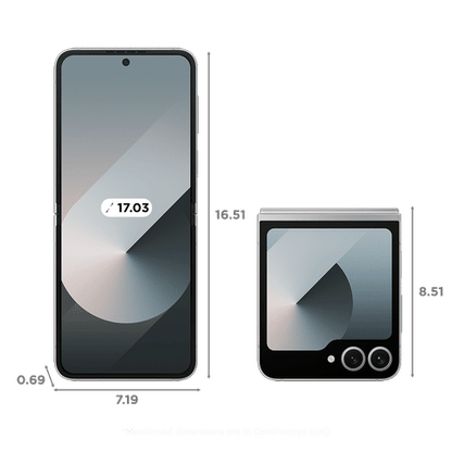 SAMSUNG Galaxy Z Flip6 5G (12GB RAM, 512GB, Silver Shadow)