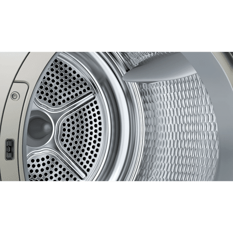 BOSCH 9 kg Fully Automatic Front Load Dryer (Series 4, WPG24108IN, In-Built Heater, Silver Inox)