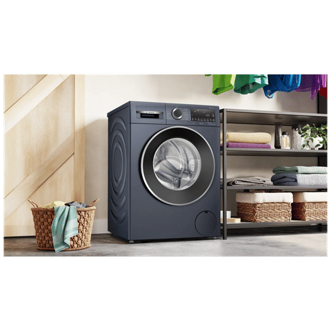 BOSCH 9 kg Fully Automatic Front Load Washing Machine (Series 6, WGA244ZPIN, Anti Wrinkle Feature, Dark Lake)