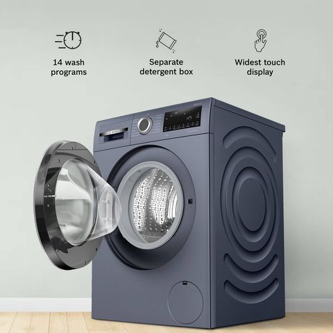 BOSCH 10 kg 5 Star Fully Automatic Front Load Washing Machine (Series 6, WGA252ZPIN, Anti Wrinkle, Dark Lake)