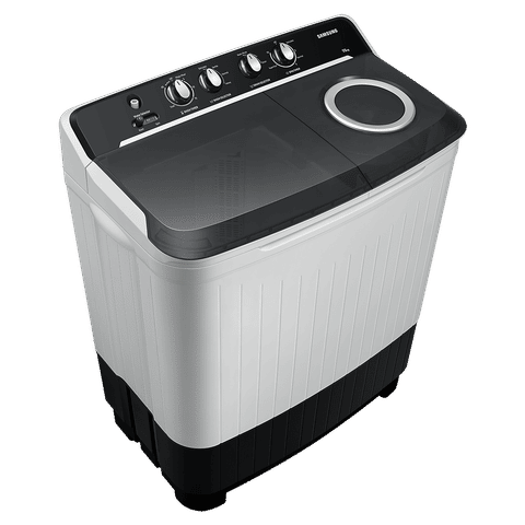 SAMSUNG 10.5 kg 5 Star Semi Automatic Washing Machine with Hexa Storm Pulsator (WT10C4260GG/TL, Light Gray)