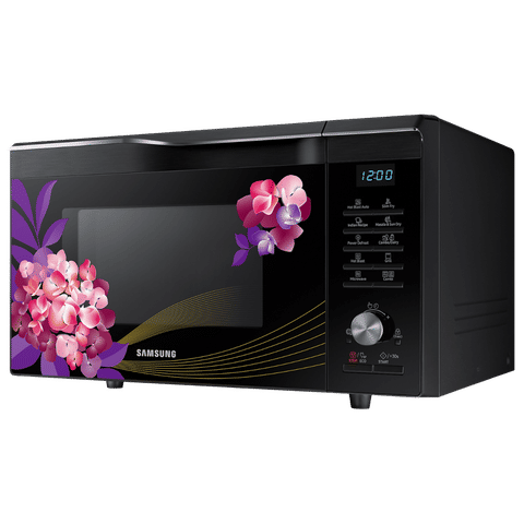 SAMSUNG MC28M6036CH 28L Convection Microwave Oven with ECO Mode (Black & Pattern)