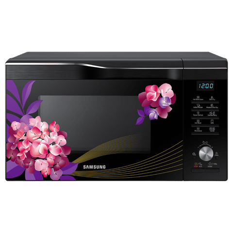 SAMSUNG MC28M6036CH 28L Convection Microwave Oven with ECO Mode (Black & Pattern)