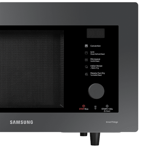 SAMSUNG MC32B7382QC 32L Convection Microwave Oven with Wi-Fi Enabled (Clean Charcoal)