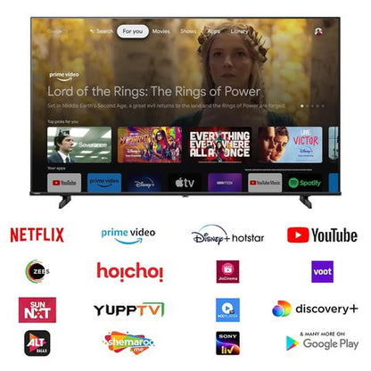 Hisense E6N 164 cm (65 inch) 4K Ultra HD LED Smart Google TV With 4K AI Upscaler (2024 Model)