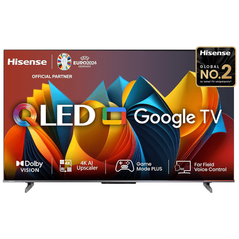 Hisense E68N 139 cm (55 inch) 4K Ultra HD QLED Google TV With AI Adaptive Depth (2024 Model)