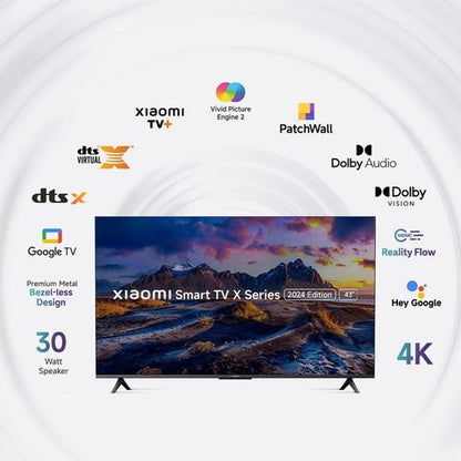 Xiaomi X Series 108 cm (43 inch) 4K Ultra HD LED Google TV with Vivid Picture Engine (2024 model)