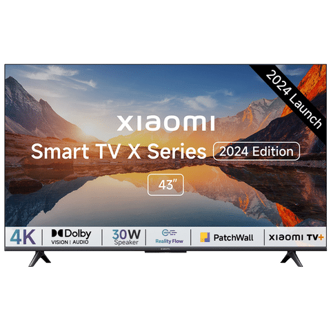 Xiaomi X Series 108 cm (43 inch) 4K Ultra HD LED Google TV with Vivid Picture Engine (2024 model)