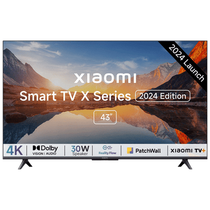 Xiaomi X Series 108 cm (43 inch) 4K Ultra HD LED Google TV with Vivid Picture Engine (2024 model)