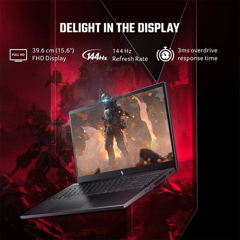 acer NITRO V 15 AMD Ryzen 7 Gaming Laptop (16GB, 512GB SSD, Windows 11 Home, 6GB Graphics, 15.6 inch 144 Hz Full HD Display, NVIDIA GeForce RTX 4050, MS Office 365, Obsidian Black, 2.1 KG)