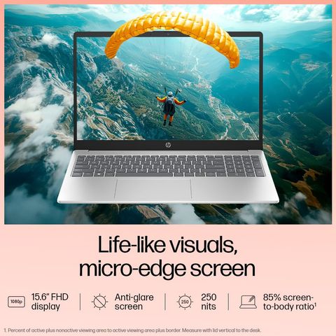 HP 15-fd0111TU Intel Core i5 12th Gen Thin & Light Laptop (16GB, 512GB SSD, Windows 11 Home, 15.6 inch Full HD Display, MS Office, Natural Silver, 1.59 KG)