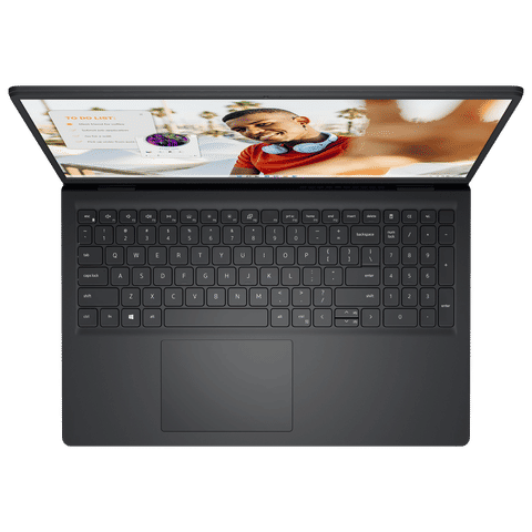 Dell Inspiron 15 3535 AMD Ryzen 5 7520U Thin & Light Laptop (8GB, 51GB SSD, Windows 11 Home, 15.6 inch Full HD IPS Display, MS Office, Carbon Black, 1.62 KG)