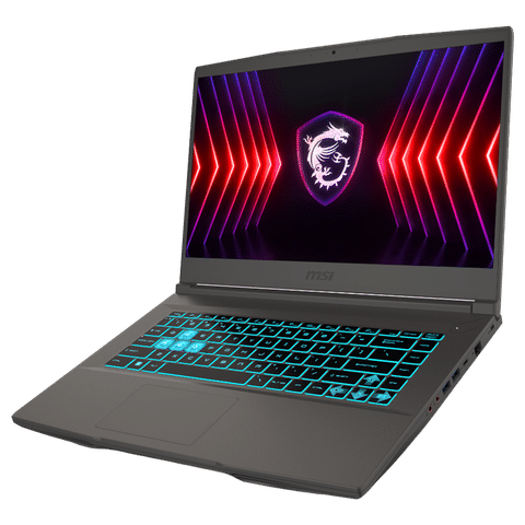 MSI Thin 15 B13VE Intel Core i5 13th Gen Gaming Laptop (16GB, 512GB SSD, Windows 11 Home, 6GB Graphics, 15.6 inch 144 Hz Full HD Display, NVIDIA GeForce RTX 4050, MS Office 2021, Cosmos Gray, 1.86 KG)